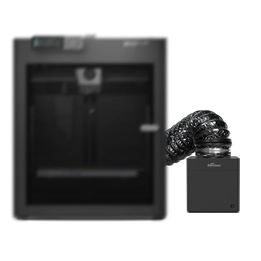 3D Printer Filtration System for Bambu Lab P1S/X1C, HEPA H13 & Carbon Air Purifier, Works with P2S/H2D & Enclosed Printers, Capture VOC & Ultrafine Particles for ABS/ASA/PLA/PETG/Nylon