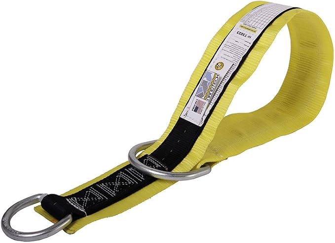 Guardian Fall Protection 10785 Premium 3-Foot Cross-Arm Straps with Large and Small D-Rings