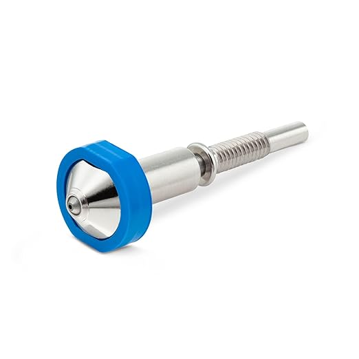 Rapid Change Tungsten Carbide Nozzle 0.6mm for E3D Revo HotEnd, Less Brittle, High Thermal Conductivity Abrasion Resistance for Precision Additive Manufacturing