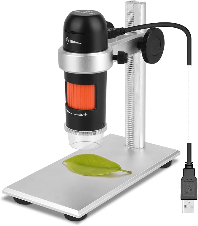 Polarizer USB Microscope, Topnisus True 5MP Electron Microscope, 250x Digital Camera Compatible with MacBook Windows PC for Coins Collection, Micro Soldering