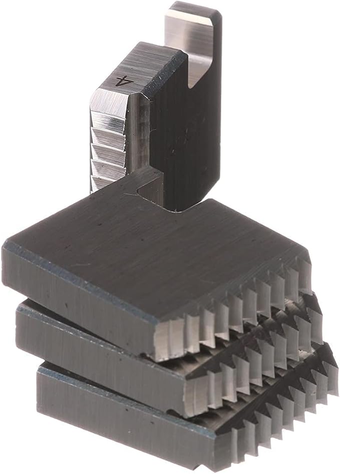 RIDGID 37835 Manual Threader Pipe Dies, Right-Handed Alloy NPT Pipe Dies with Nominal Pipe Size of 1-Inch for Ratchet Threaders or 3-Way Pipe Threaders