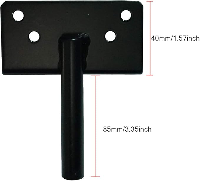 Self-Locking Gate Latch Heavy Duty Post Mount Automatic Gravity Lever Wood/PVC Fence Gate Lock with Fasteners Hardware,for Secure Pool |Yard | Garden, Steel,Black, 2pcs
