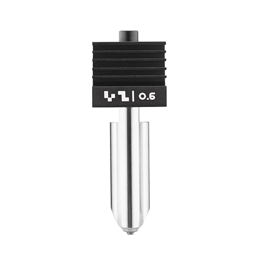 0.6mm Tungsten Carbide Nozzle Hotend for Bambu Lab H2D/H2S/A1/A1 mini 3D Printer, High Thermal Conductivity Abrasion Resistance, with 2PCS Silicone Cover Socks
