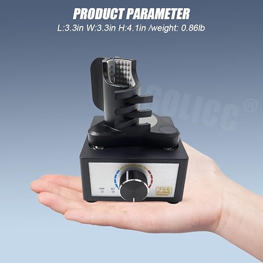 Mini Vortex Mixer - Hands-Free Paint Shaker for DIY Models, 300-2400RPM, 3-Speed Setting, for 10-100ml Bottles of Paint, Nail Polish, Lab, Paints Acrylic, Eyelash Adhesives