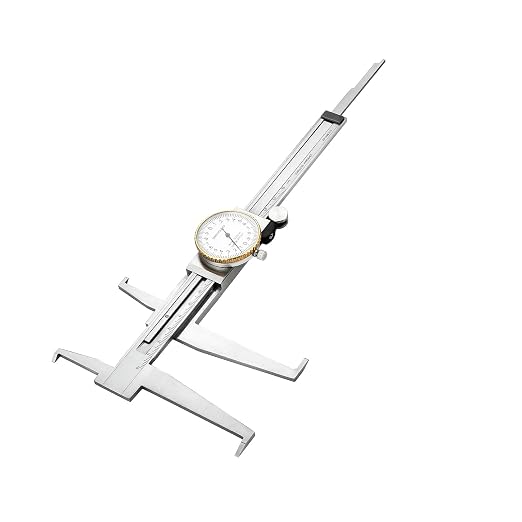 Double Blade Inner GrooveDial Caliper9-150mm,StainlessSteelTool,Dual-tip Calipers Precision Measuring Tools,DRINYOUNG (9-150mm (Double Hook dial Caliper)