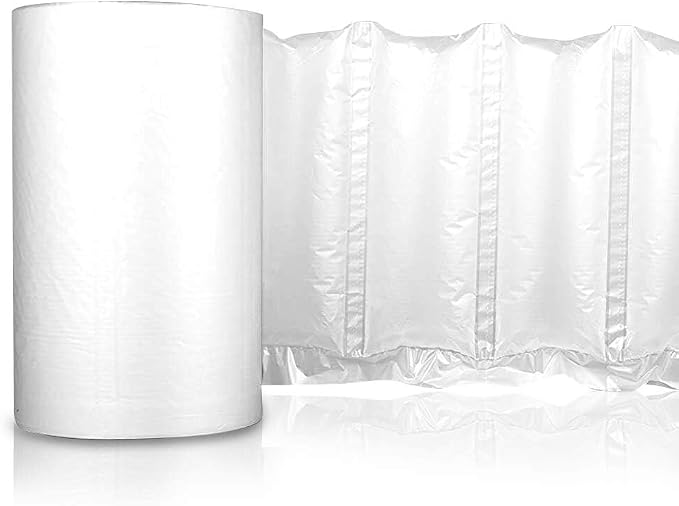 Printfinish Inflatable Air Cushion Wrap Roll - Pillow Wrap Film Refill for Packing & Shipping - Air Bubble Film - Perforated Void Fill Cushioning Bags - 1640ft, 7.8″ x 5.1″ x 2" Core (Pillow)