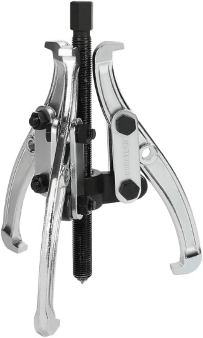 DURATECH 8-Inch 3-Jaw Gear Puller, Removal Tool for Gears, Pulleys, Bearings and Flywheels, Assembly Required, CR-V Steel