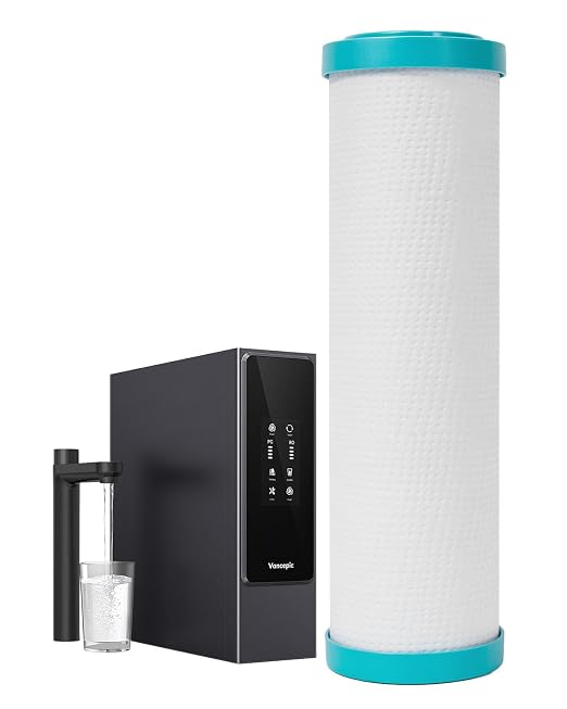 Vancepic PC Composite Filter Replacement, Compatible with V-Series (V600/V800) Water Purifiers, 8-Month Lifespan, 3s Quick-Change, No Tools Needed