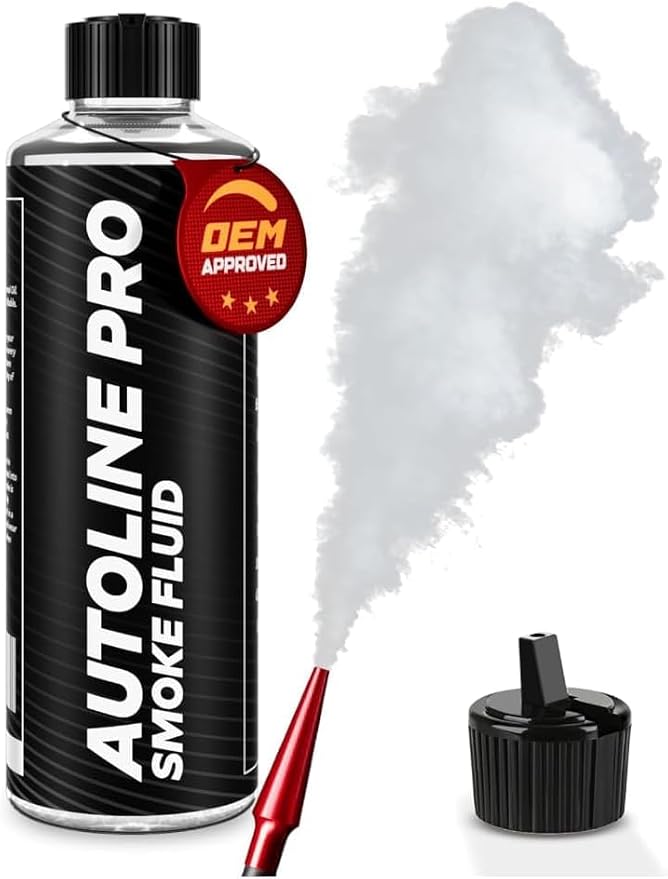 Automotive Evap Smoke Machine 2 in 1 : Dual-Mode Leak Detector 1 Evap (0.5 PSI) and 2 Turbo (1-30 PSI), Model 9000 Pro with Best Ranked Smoke Fluid and Premium Adapters