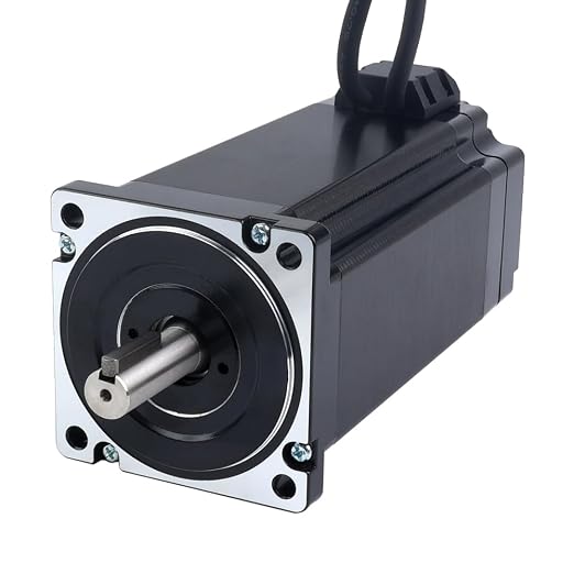 STEPPERONLINE Closed Loop Stepper Motor 1 Axis CNC KIT 12.00Nm/1699.34oz.in 6.0A Nema 34 Motor with 1.5 Meter Cables & 0-8.5A 20-80VAC/30-110VDC Driver CL86Y