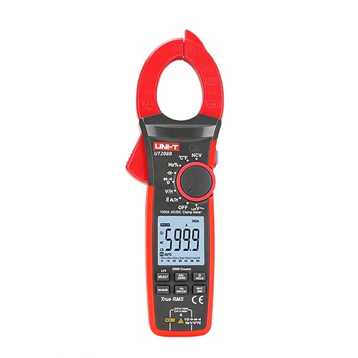 UNI-T UT208B Analog Clamp Meter Multimeter AC DC 1000A 1000V Tester Professional Digital Ammeter Pliers Voltmeter Temperature