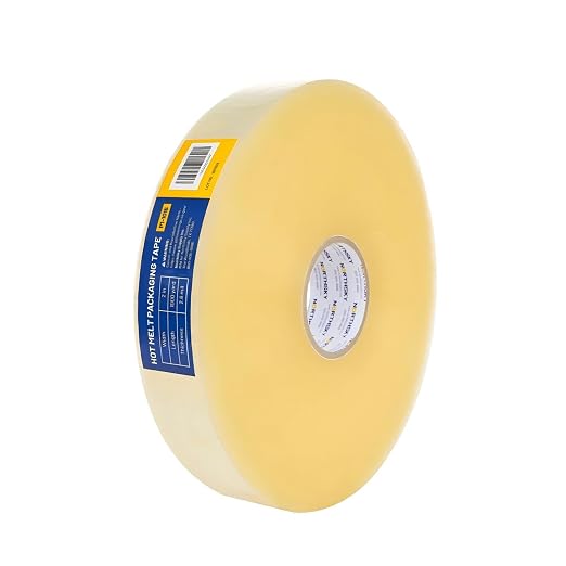 Northsky Hot Melt Packaging Tape, 1000 Yard x 2 Inch Industrial Packing Tape Roll, 2.6 Mil Clear Carton Sealing Tape with 3 Inch Core, Packaging Tape for Box Sealing, Shipping, Warehouse, Distribution