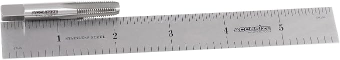 Accusize 1/16"-27 HSS Taper Pipe Tap - NPT, NPT-116 | 1/16"-27, 4 Flutes, 2-1/8" OAL, HSS Taper Pipe Tap - NPT