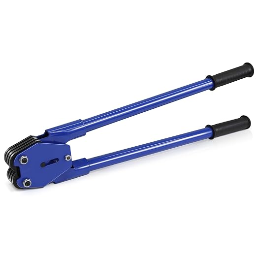 Strapping Sealer/Crimper for 1/2" Polypropylene (PP) Polyester Strapping Band Manual Banding Tool with 20.5" Extended Handle