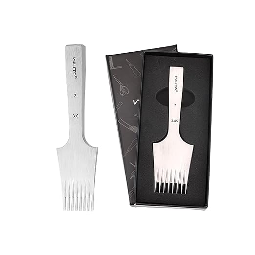 WUTA Leather Chisel All-Polished Die-Steel Puncher French Style Pricking Iron Sharp Leather Punching Tool Kits