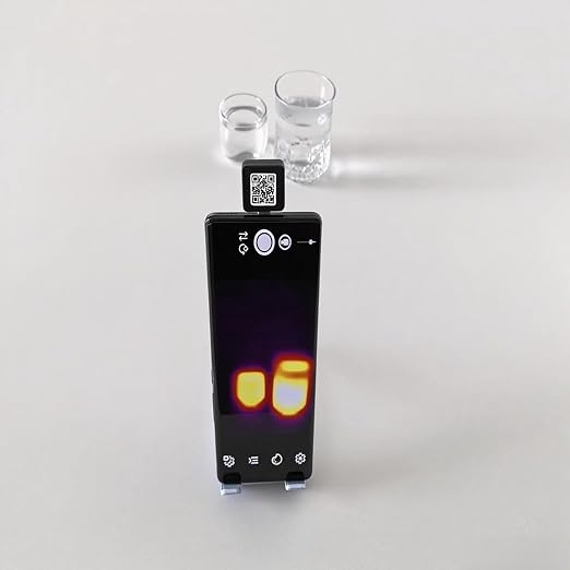 TIOP03 32x24 Type-C Portable IR Thermal Camera | MLX90640 sensor, 32×24 IR resolution, Type-C plug-and-play, compatible with Android phones for real-time thermal imaging