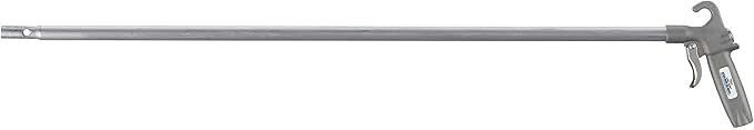 Guardair Long John Safety Air Gun - 48 inch Aluminum Extension, Pistol Style Grip, OSHA Compliant Venturi Nozzle, 1/4 Inch FNPT Inlet (75LJ048AA)