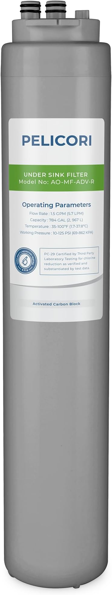 AO-MF-ADV-R Water Filter Replacement Cartridge | 1-Pack Replacement Filters Compatible with AO Smith AO-MF-ADV & AO-MF-ADV-R Single-Stage Under-Sink Claryum System