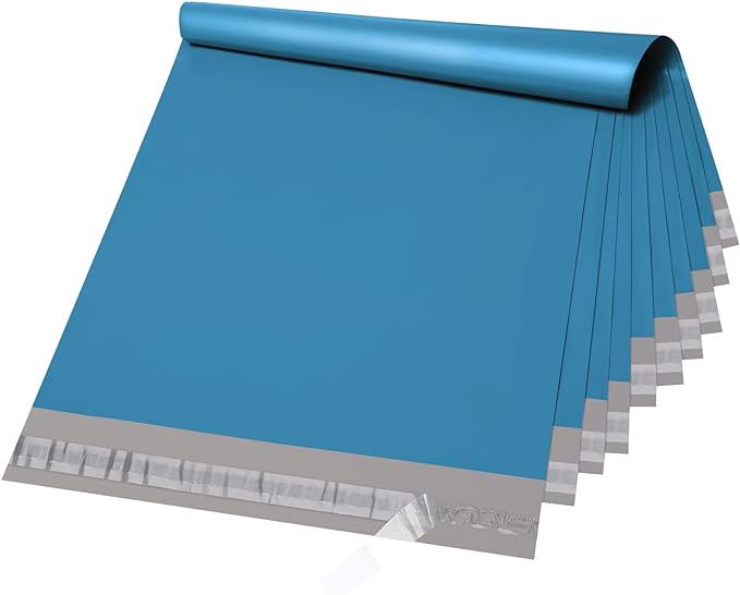 Metronic Large Poly Mailers 19x24 100Pcs, Strong Adhensive Shipping Bags for Clothing, Waterproof Mailers Bags for Small Business, Shipping Envelopes, Tear-resistant Packing Bags in Dark Blue