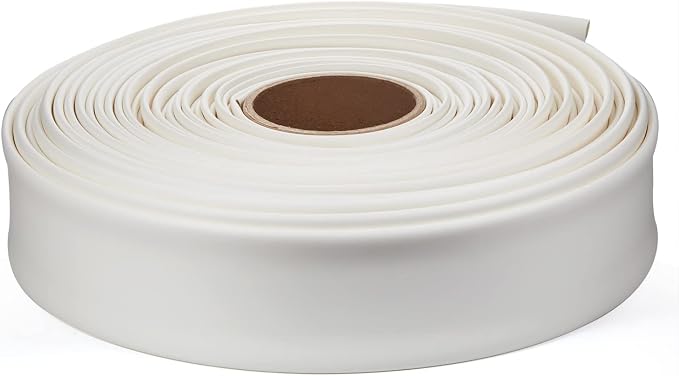 Chanzon 3:1 Ratio - 80ft Roll - Heat Shrink Tubing 2" (50mm) - Marine Grade Waterproof Adhesive Lined - (25M Total Length) White Polyolefin Sleeving Wrap Shrinking 3 to 1 Ratio 1pcs