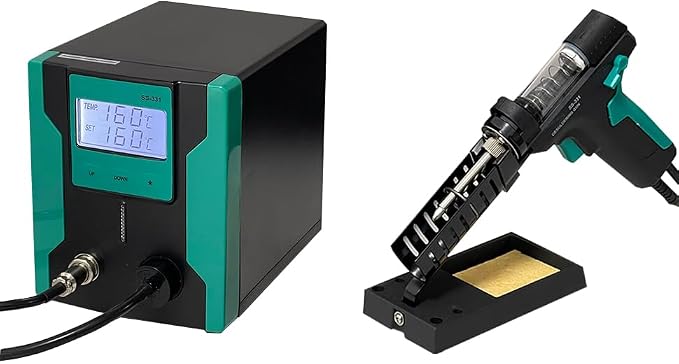 SS-331 Electric Solder Suction Gun LCD Electric Desoldering Gun Anti-static 90W High Power Strong solder sucker Suction SS-331H Desoldering Station