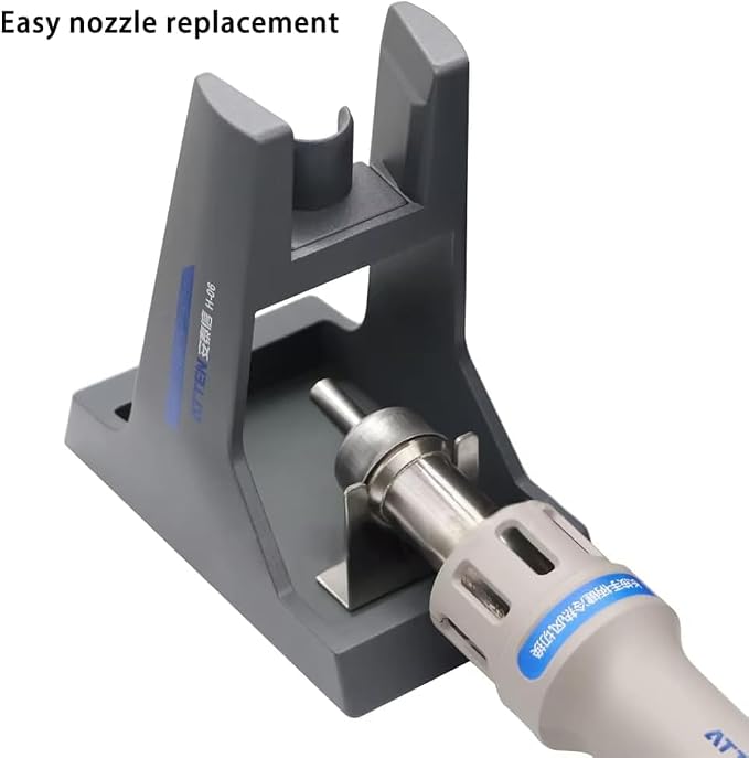 ATTEN ST-862D 1000W Hot Air Rework Station with 8 Nozzles,Heat Resistant Soldering Mat,2 Pcs Anti-Static ESD Tweezers,Intelligent Lead-free Hot Air Gun Soldering Station For Phone PCB Chip Repair