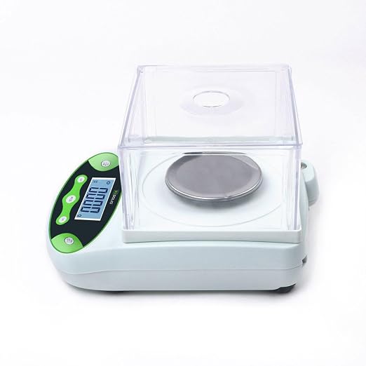 U.S. Solid 500gx0.001g Lab Analytical Balance 1mg Digital Precision Lab Scale Electronic Scientific Weighing Jewelry Scales w/Windshield