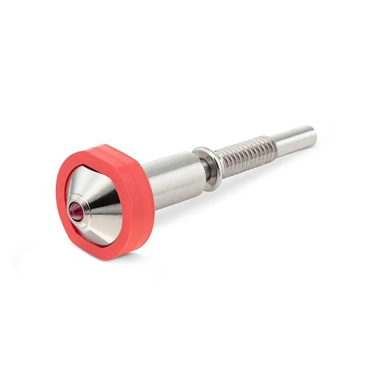 Rapid Change Ruby Nozzle 0.4mm for E3D Revo HotEnd, High Hardness, Abrasion Resistant for Precision Additive Manufacturing