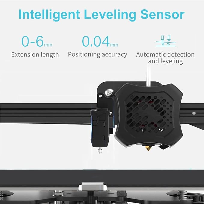 Creality CR Touch Auto Leveling Kit, 3D Printer Bed Auto Leveling Sensor Kit for Ender 3/ Ender 3 Pro/Ender 3 V2/ Ender 3 Max/Ender 5/Ender 5 Pro and CR 10 with 32 Bit V4.2.2/V4.2.7 Mainboard