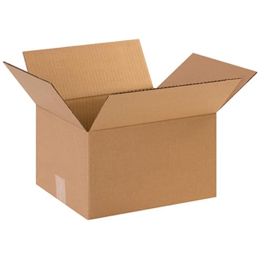 AVIDITI 12 x 10 x 7 Corrugated Cardboard Boxes, Small 12"L x 10"W x 7"H, Pack of 25 | Shipping, Packaging, Moving, Storage Box for Home or Business, Strong Wholesale Bulk Boxes | Small Boxes 12"L x 10"W x 7"H Corrugated Cardboard for Home, Business, e-...