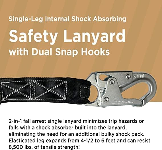 AFP Demon Fall Protection Comfortable Safety Harness (OSHA/ANSI PPE)
