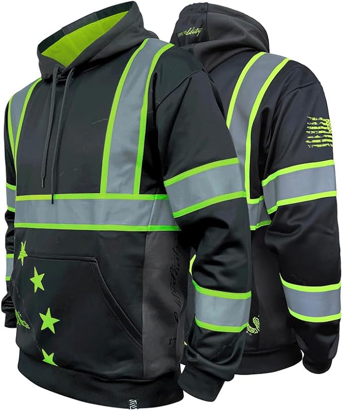 SafetyShirtz SS360 ANSI Class 3 Type R Graphic Hoodie