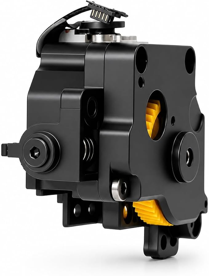 Original P1S Extruder Unit Kit Compatible with Bambu Lab P1S/P1P | for Bambu P1S Extruder Replacement, with Hardened Steel Dual Gears for P1S Extruder Repair, Filament Feeding, Maintenance