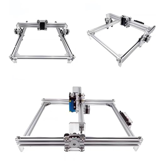4080 T Slot Aluminum Extrusion for 3D Printer Parts and CNC DIY Silver 600mmX2