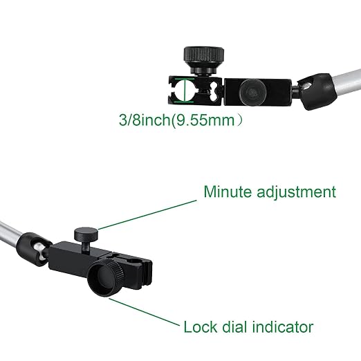 HDLNKAK Digital Dial Indicator Bore Gauges (2"-6"/0.0005") + Magnetic Base Stand 176 lbs / 80 kg Max Pull