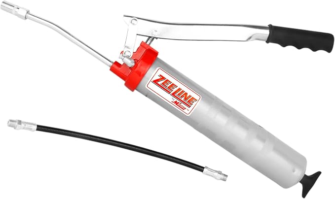 ZEELINE BY MILTON Grease Gun, 10,000 PSI Heavy-Duty Lever Action Pistol Grease Gun (ZEHD4)