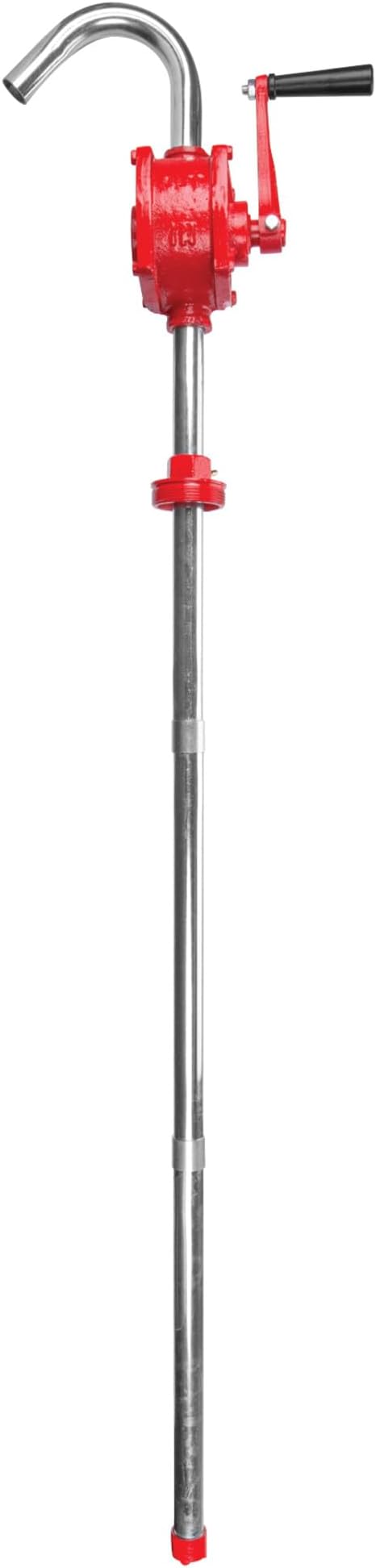 Performance Tool W54270 Rotary Barrel Pump, Pumps Light to Medium Viscosity Oils, 3 Piece Suction Pipe, 30-55 Gallon Barrels, Bung Adapter