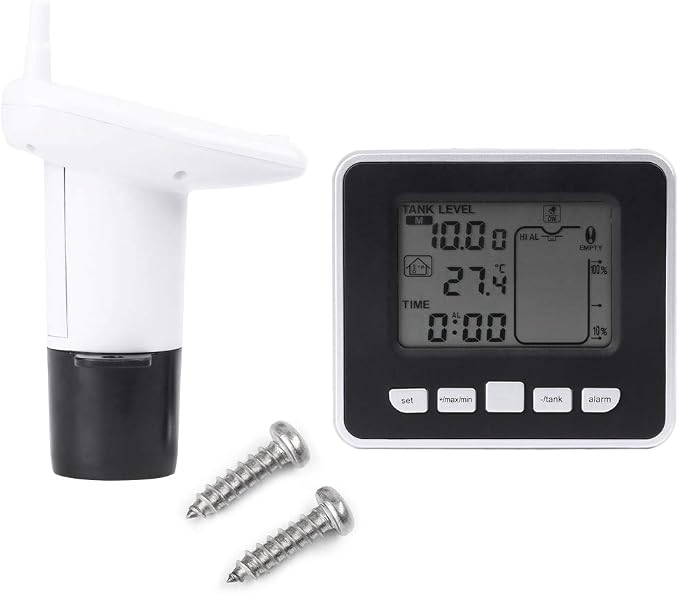Ultrasonic Liquid Depth Level Meter Water Level Temperature Sensor