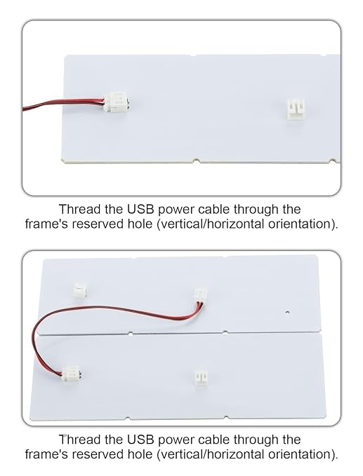 CMYK LED Lithophane PCB KC009 KC010 Compatible with Bambu Lab P1 X1 A1 Printers | 2 Packs With Connection Cable 3D Printer Accessories LED Lighting Panel Replacement for Makerworld DIY 3D Printing Projects