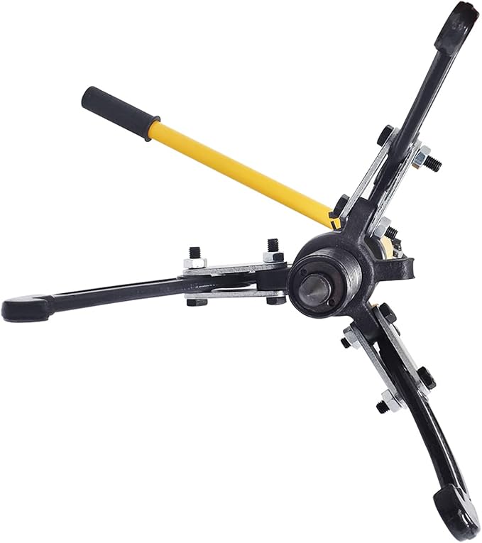 waltyotur 5T Hydraulic Gear Puller 3 Jaw Puller Set Hydraulic Bearing Puller 3 in 1 Pump Oil Tube Drawing Machine Wheel Bearing Pulling Separator