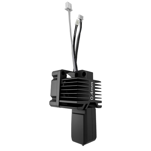 0.4mm Hardened Steel Complete Hotend Nozzle Kit for Bambu Lab X1 X1C, All-Metal Integrated Design 300℃ High-Temperature Print Head with Fan,Thermistor,Ceramic Heater