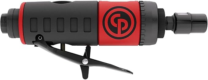 Chicago Pneumatic CP7405 - Air Straight Die Grinder Tool, Welder, Woodworking, Automotive Car Detailing, Stainless Steel Polisher, Heavy Duty, 1/4 Inch (6 mm), 0.34 HP / 250 W, 28000 RPM