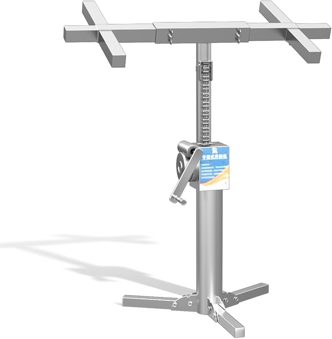 Cabinet Lift Jack for Installing Cabinet，Adjustable Third Hand Tool Support System with 440lbs, Multi-Functional Cabinet Jack (51 inch)