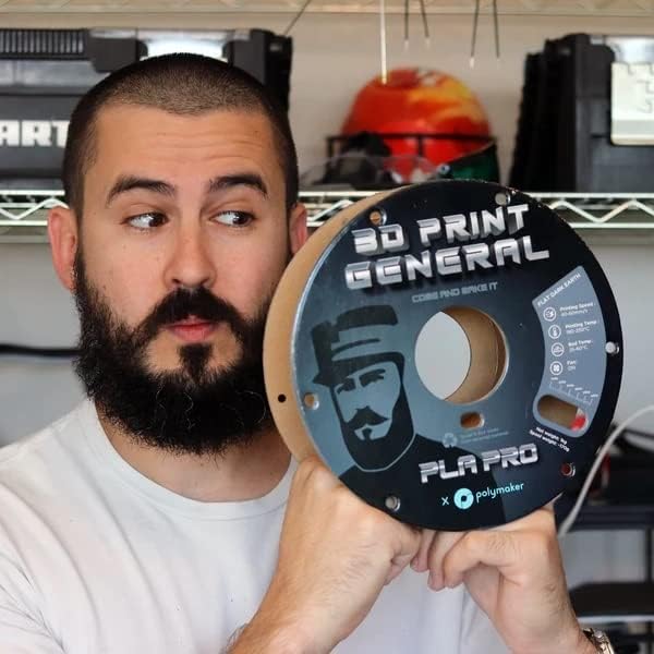 Polymaker PLA PRO Filament 1.75mm 1kg, Tough & High Rigidity 3D Print General Flat Dark Earth 3D Printing Filament 1.75mm, PolyLite PLA PRO High Speed, Print with Most 3D Printers