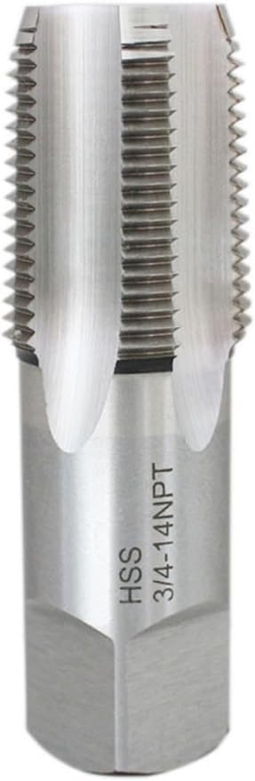 Accusize 3/4"-14 HSS Taper Pipe Tap - NPT, NPT-34 | 3/4"-14, 5 Flutes, 3-1/4" OAL, HSS Taper Pipe Tap - NPT