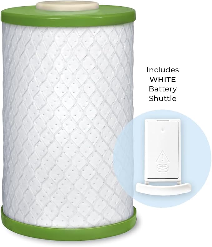 WaterChef Countertop Water Filter Replacement Cartridge CR75 (White Battery Shuttle) | For C7500 Systems | NSF/ANSI Certified for 78 Contaminants | 1,000-Gallon Capacity | Made in USA