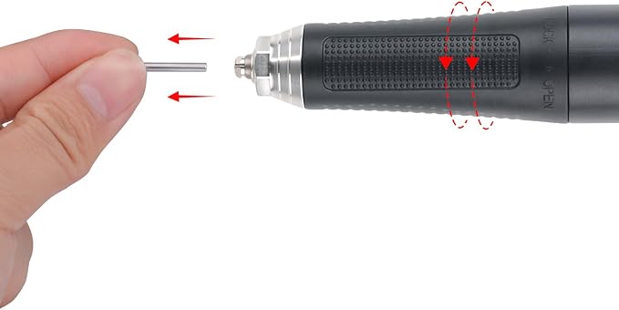 NSKI 50,000 RPM Strong Electric Carbon Brushless Grinding Instrument for Nail Drill Machine Lab Jewelry