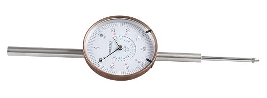 Accusize Industrial Tools Agd2 Style 0-2'' by 0.001'' Dial Indicator with A 3'' Big Face, Lug Back, P900-S090 | 0-2" x 0.001", Big Face, AGD2 Style, Lug Back