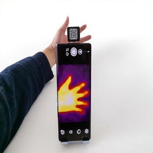 TIOP03 32x24 Type-C Portable IR Thermal Camera | MLX90640 sensor, 32×24 IR resolution, Type-C plug-and-play, compatible with Android phones for real-time thermal imaging