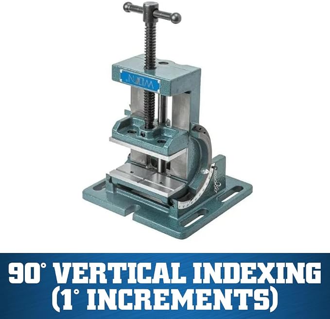 Wilton Cradle-Style Angle Drill Press Vise, 3" Jaw Width & Opening, 1-1/8" Jaw Depth (Model CR3)